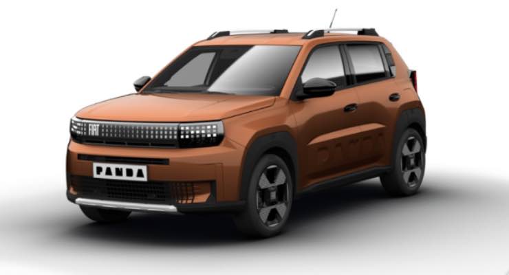 Vettura marrone Panda